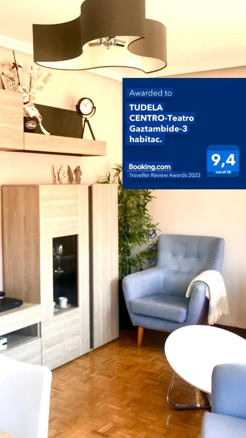 Tudela Centro-Teatro Gaztambide-3 Habitac. Appartement Buitenkant foto